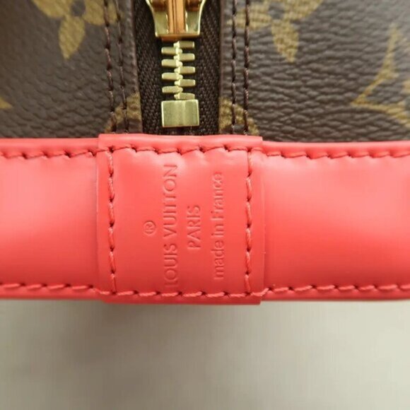 100% Authentic Louis Vuittion Alma Brown Monogram leather Tote 1579-08424 - Picture 9 of 12